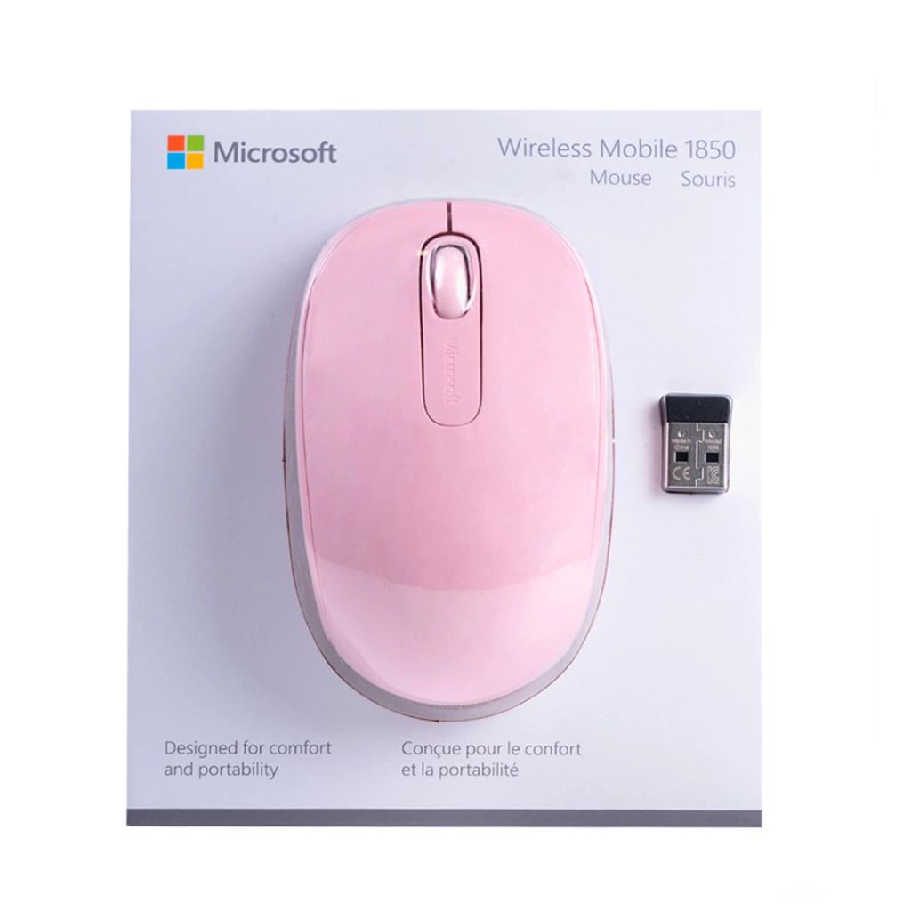 MOUSE MICROSOFT MOBILE 1850 USB/WIRELESS/COLORES — fotografía referencial