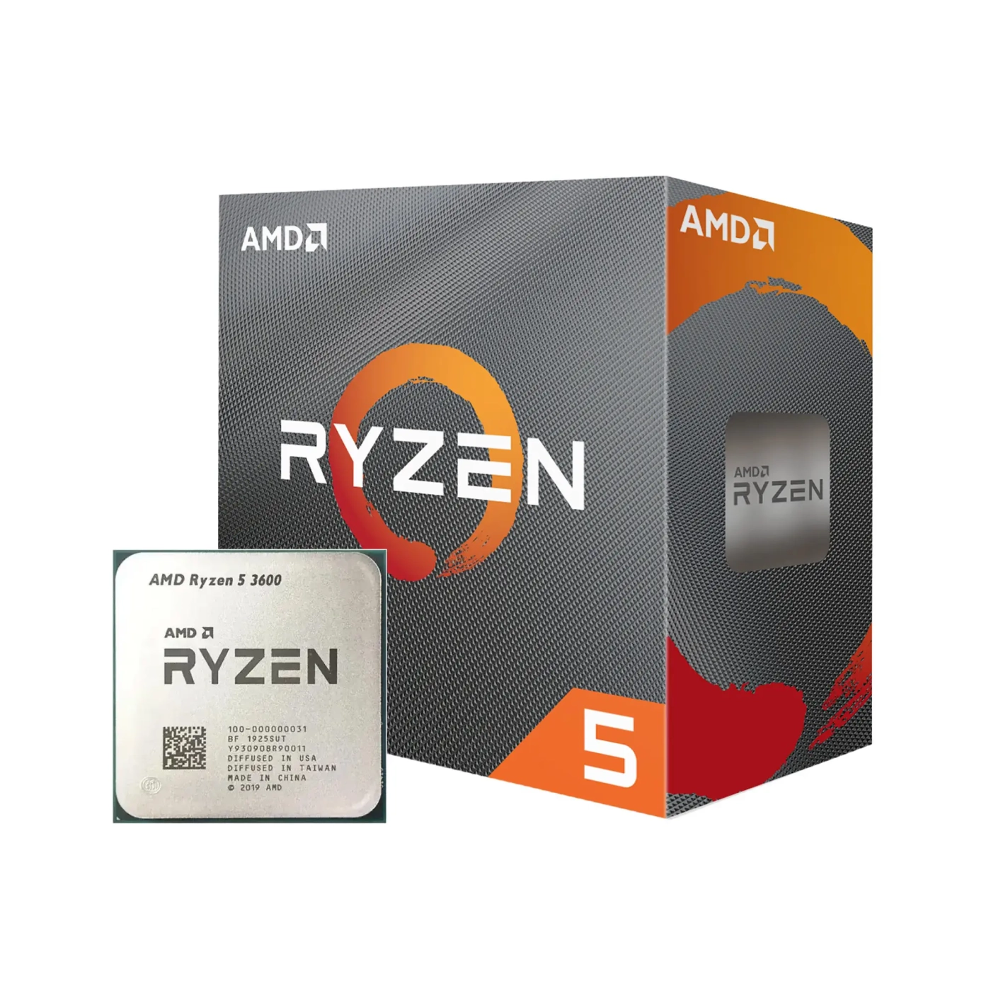 PROCESADOR AMD RYZEN 5 3600 3.6 – 4.2GHZ/6 CORE/12 THREAD — fotografía referencial