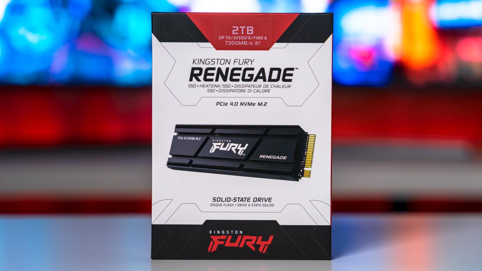 SSD KT FURYRY  R. 2TB NVME W/HTSK SSDKTSFYRDK2000 — fotografía referencial