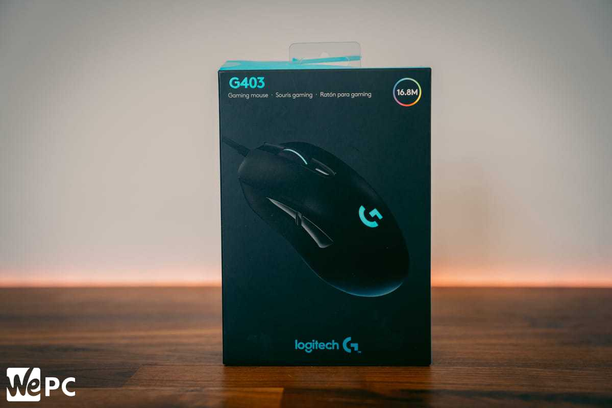 Fotografía referencial; puede variar del modelo exacto Mouse Gamer Logitech G403 HERO 16,000 DPI RGB — fotografía referencial