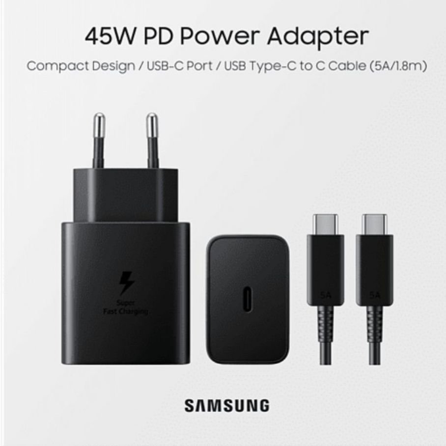 TRAVEL ADAPTER 45W_PD (W/CABLE — fotografía referencial