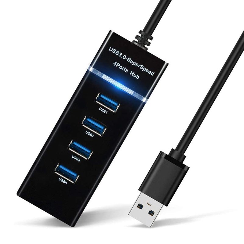 HUB USB  4 PUERTOS/USB 3.0 IMPORTADO — fotografía referencial