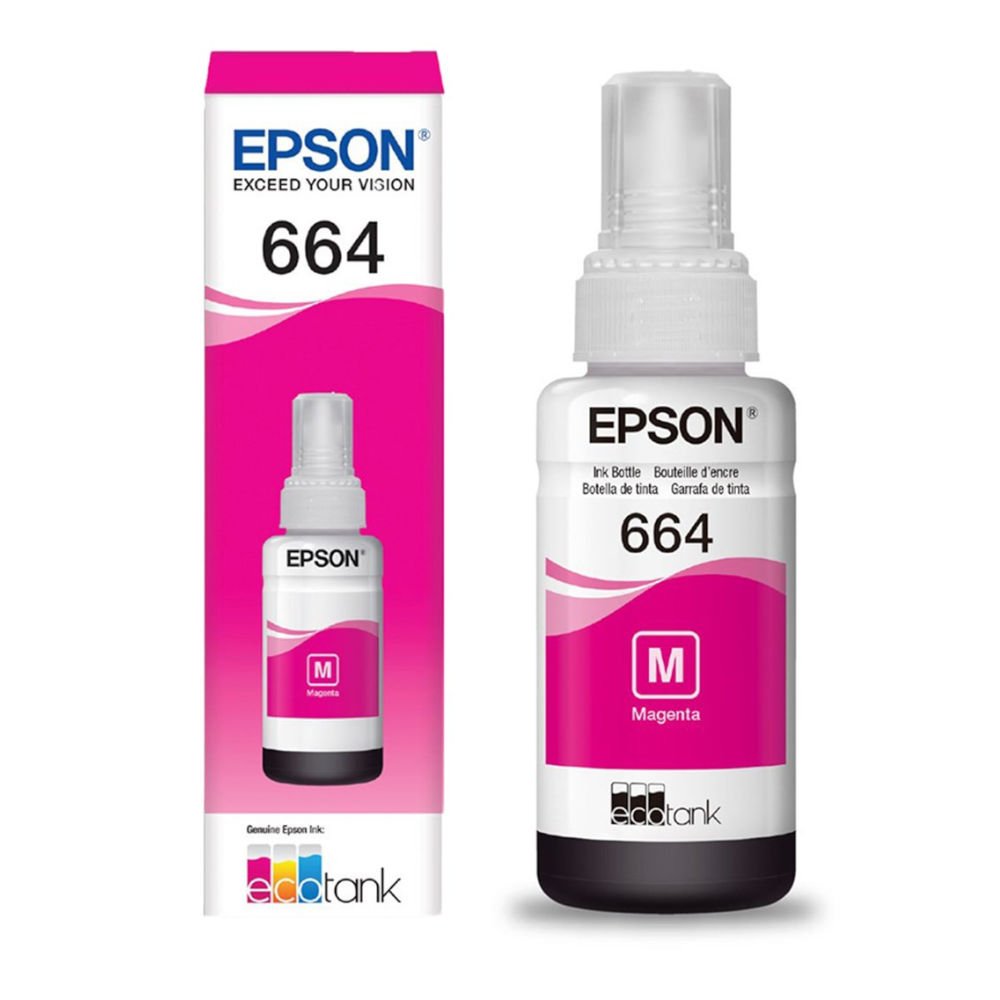 TINTA EPSON T664320 664 MAGENTA 70ML. — fotografía referencial