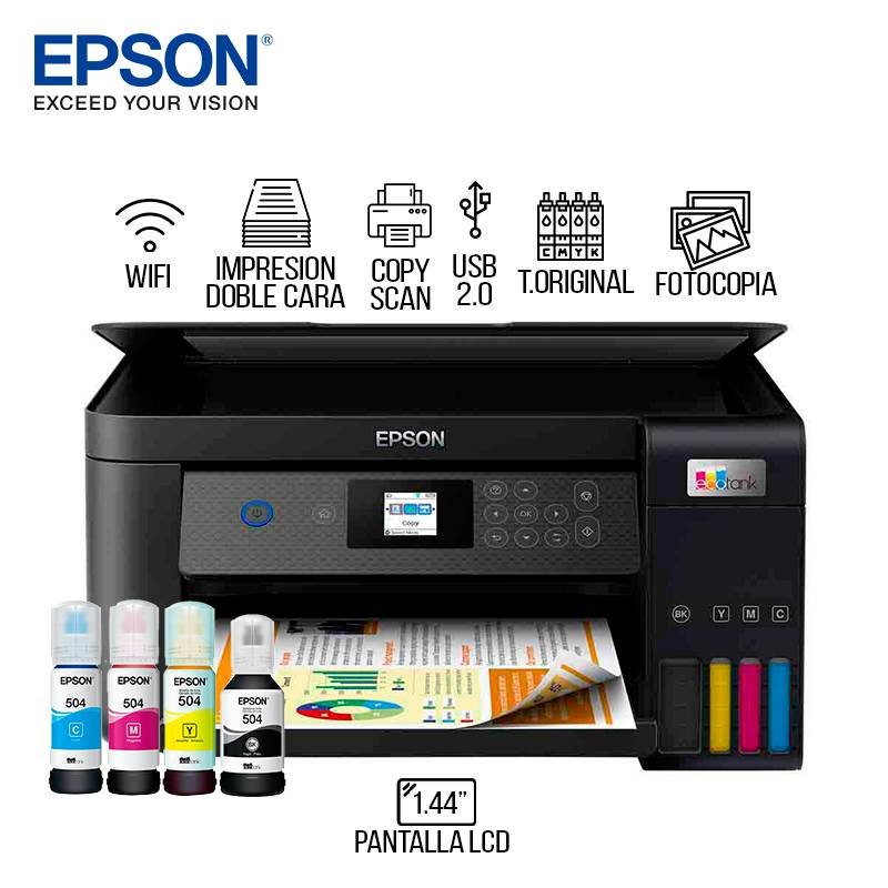 Impresora Multifunción Epson EcoTank L4260 — fotografía referencial