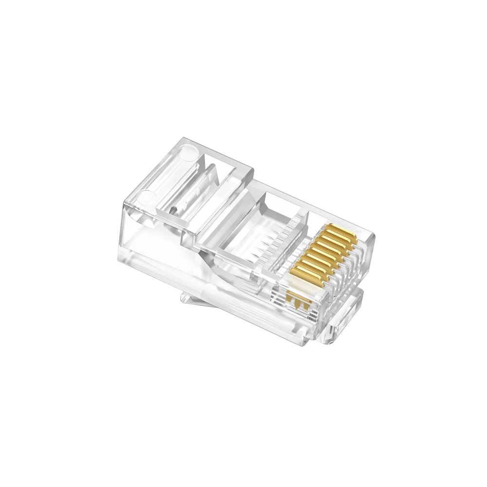 CONECTOR SIMPLE RJ45 CAT5 — fotografía referencial
