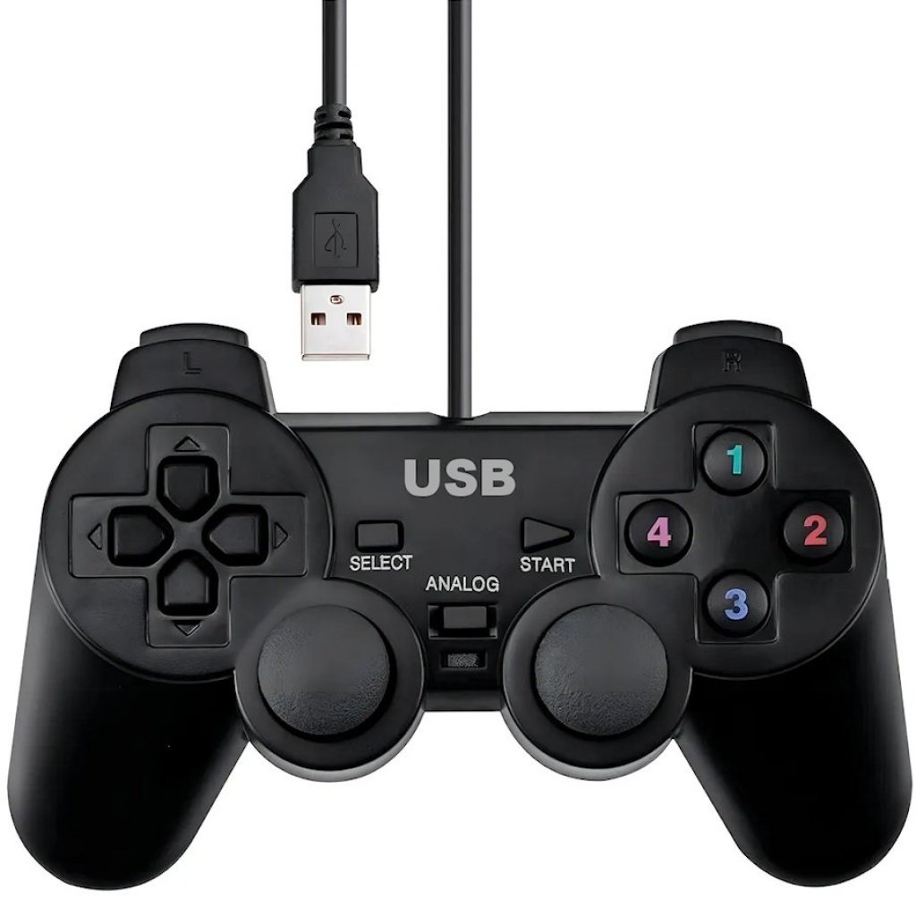 JOYSTICK GENERICO CABLE USB MOD: 208 JOY_GEN_USB — fotografía referencial
