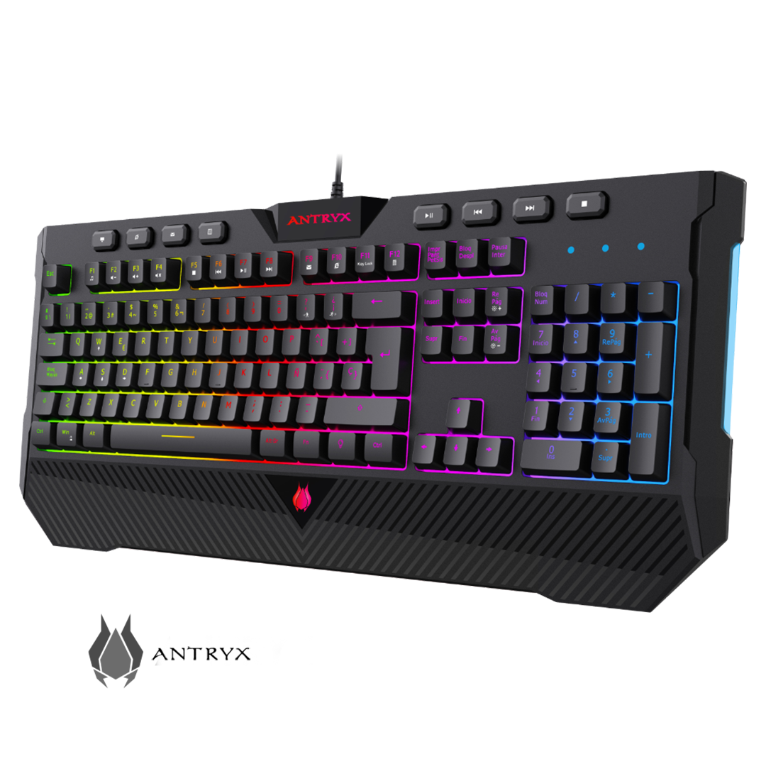 Fotografía referencial; puede variar del modelo exacto Antryx SK570 Keyboard — fotografía referencial