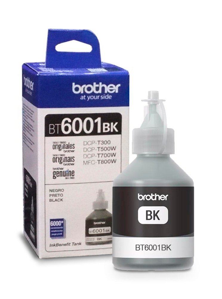 TINTA BROTHER BT6001BK BLACK 2 — fotografía referencial