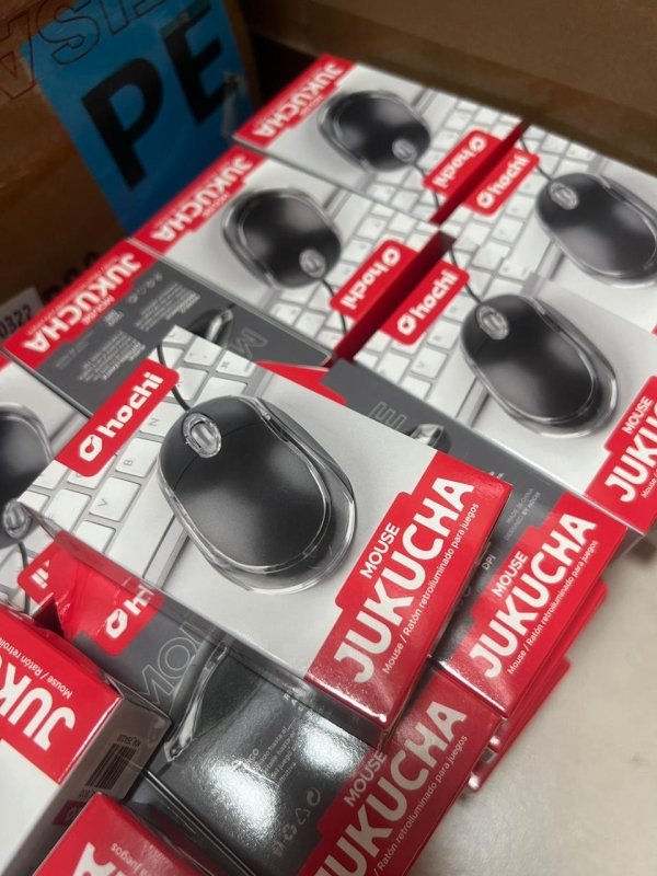 MOUSE HOCHI GAMER CON USB - CAJA ROJA — fotografía referencial