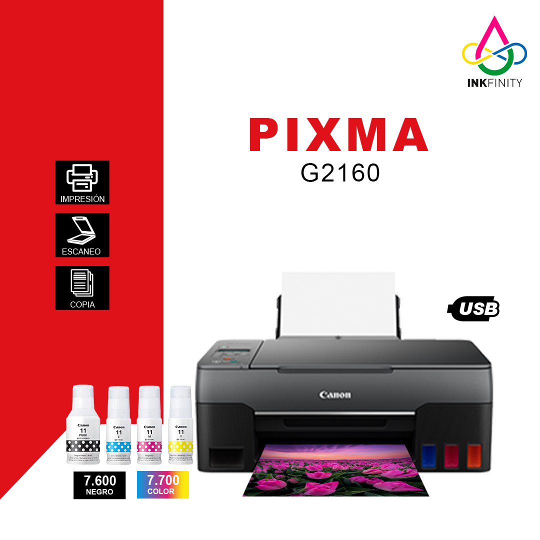 Impresora Multifuncional Canon G2160 — fotografía referencial