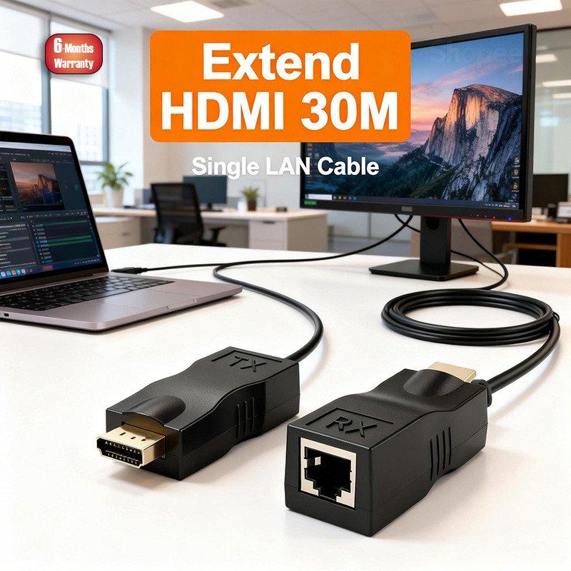 EXTENDER EXT-HDMI30 HDMI DE 30M POR RJ45 — fotografía referencial