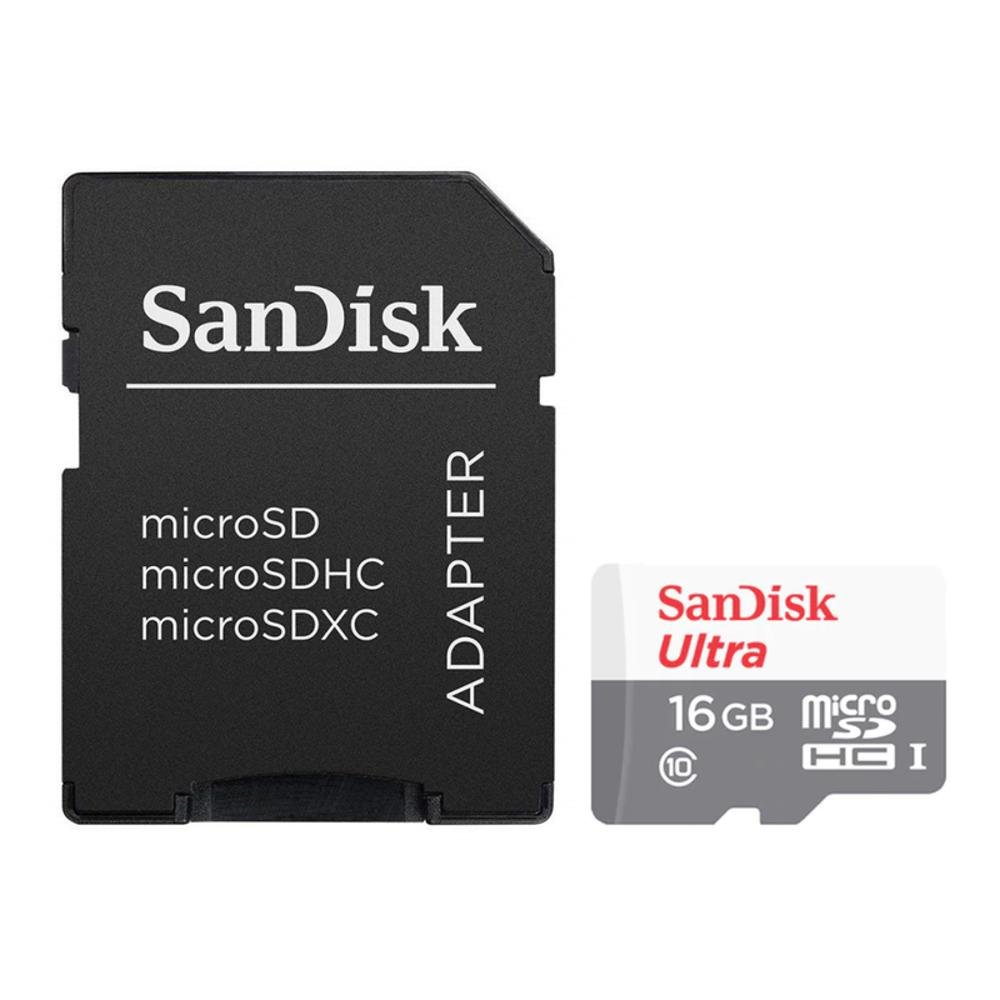 MEMORIA MICROSD HC SANDISK 16GB CLASS10 C/ADAPTADOR — fotografía referencial