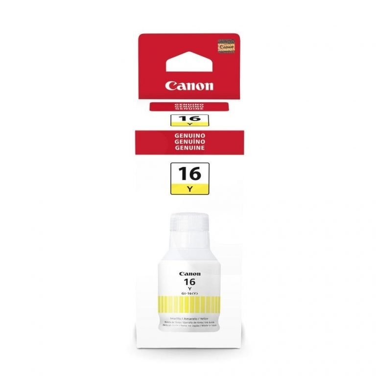 TINTA CANON GI-16 Y 16Y YELLOW 135ML — fotografía referencial