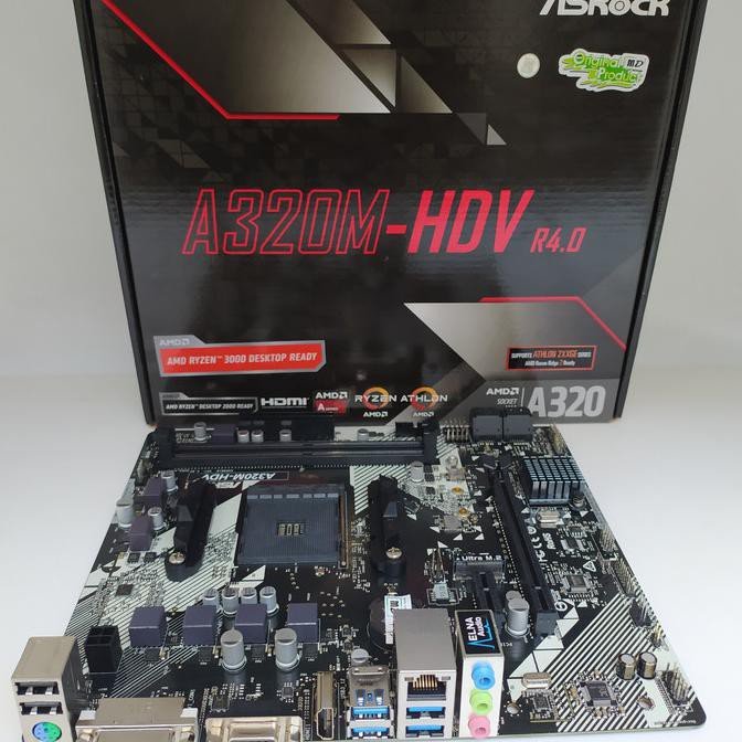MOTHERBOARD P AMD ASROCK A320M HDV R4 0 — fotografía referencial
