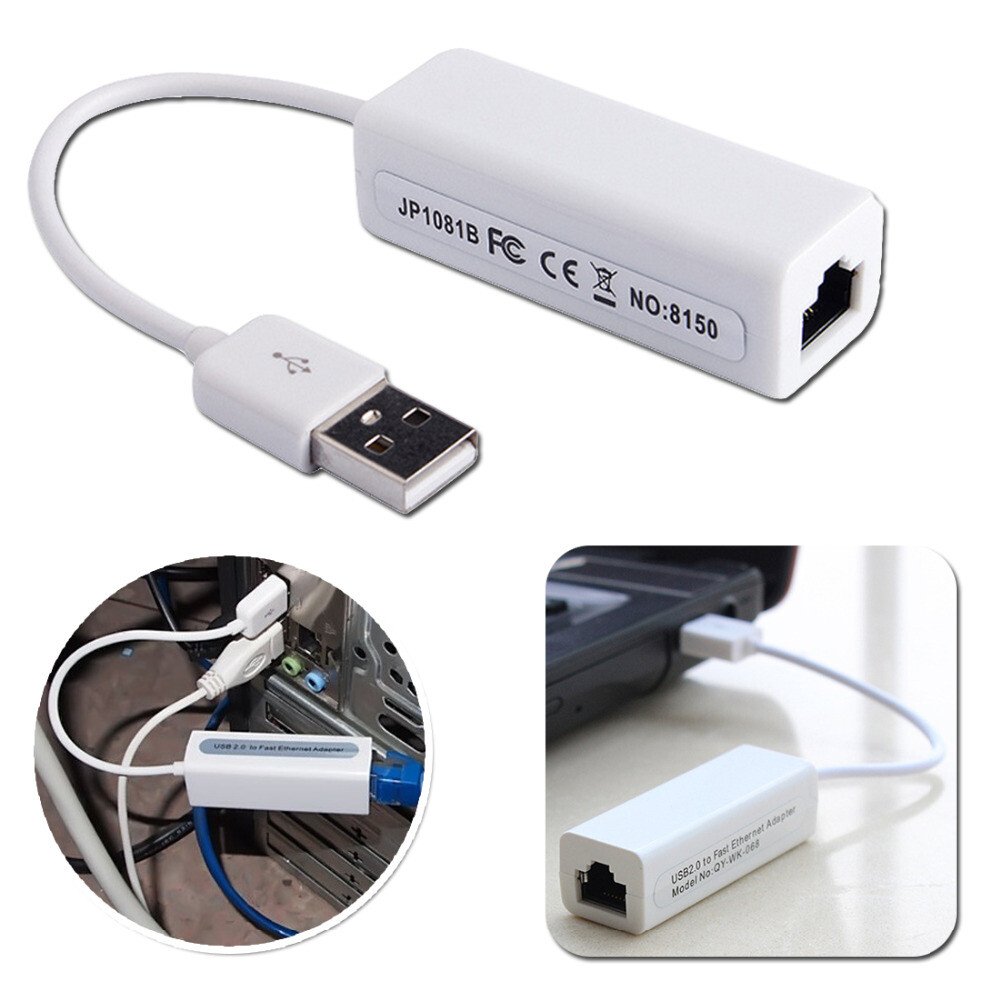 ADAPTADOR DE USB RJ45 JP1082 USB 2 0 — fotografía referencial