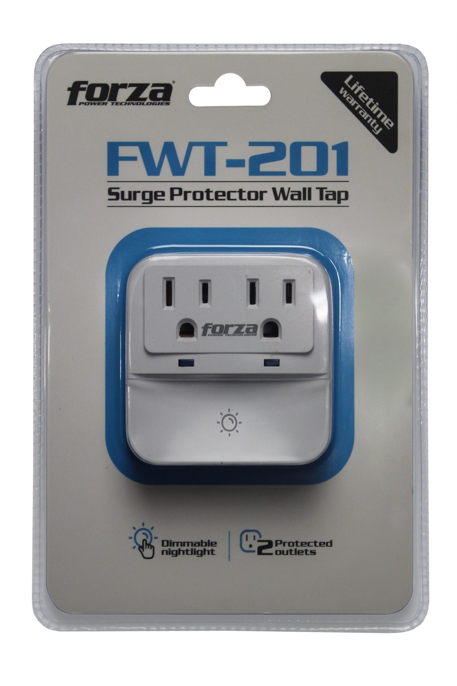 PROTECTOR ELECTRICO FORZA FWT-201 1250W/110V-220V — fotografía referencial