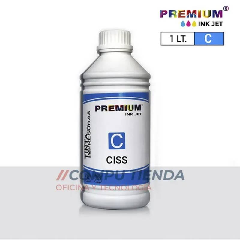 TINTA COMPATIBLE CISS UV 09801 P/BROTHER CYAN 1L — fotografía referencial