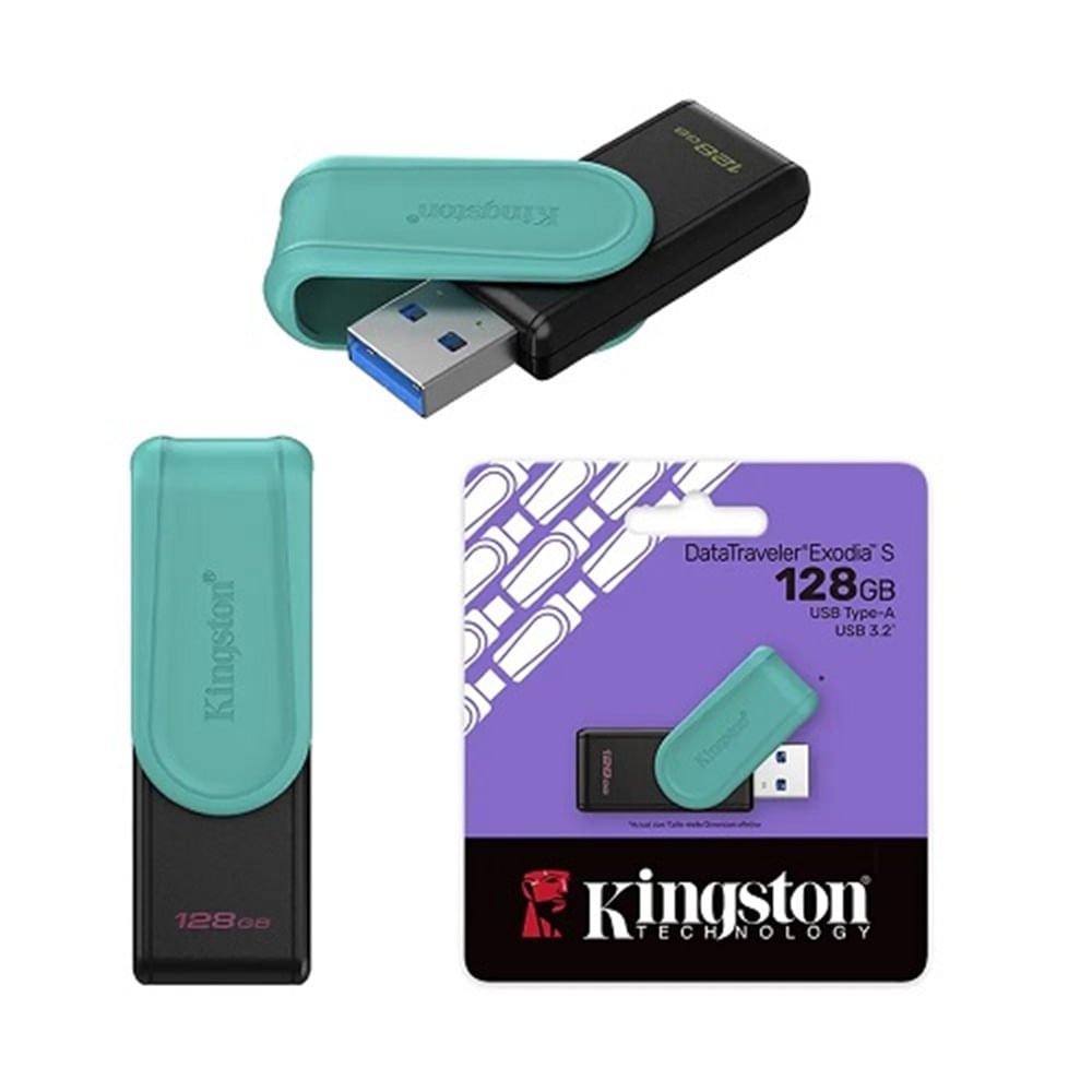 USB KT DT EXODIA S 128GB 3.2 — fotografía referencial