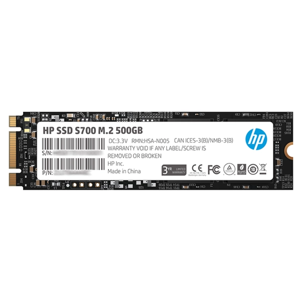 SSD HP M.2 S700 500GB 2LU80AA#ABL — fotografía referencial