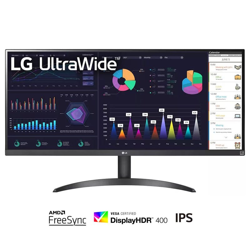 MON LG 34  34WQ500  UWFHD IPS MON34LG34WQ500 — fotografía referencial